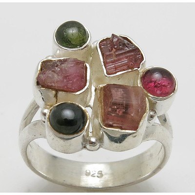 Sterling Silver Hand-Made Gemstone Ring