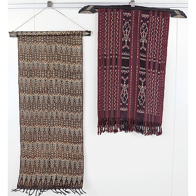 Two South East Asian Textile Hangings