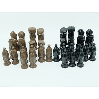 Ceramic Chess Piece Set