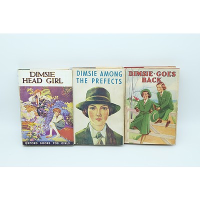 Nine Vintage Dimsie Books
