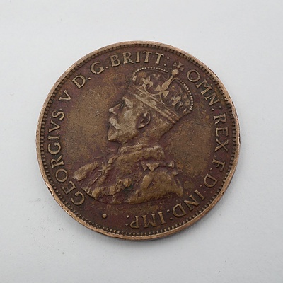 Scarce Commonwealth of Australia 1923 Half Penny