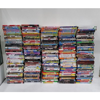 Bulk Lot of Approx 270 DVDs