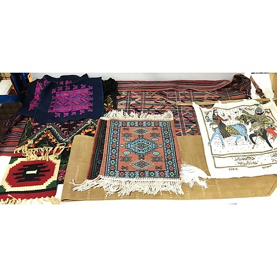 Group of Eastern Textiles and Wall Hangings