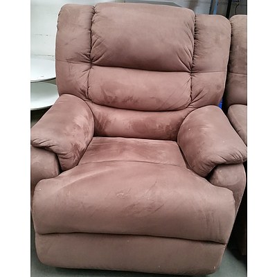 Electric Recliner Armchairs - Lot of Two