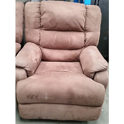 Electric Recliner Armchairs - Lot of Two