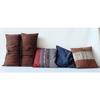 Assorted Lot of Lounge and Throw Pillows
