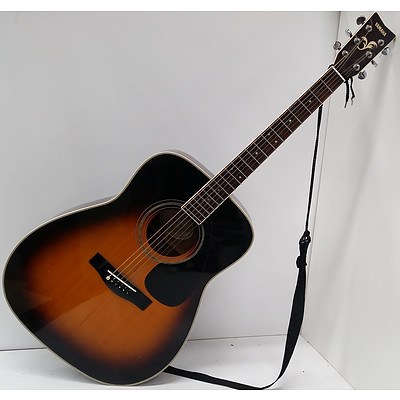 Yamaha FG-441 TBS 6 String Acoustic Guitar