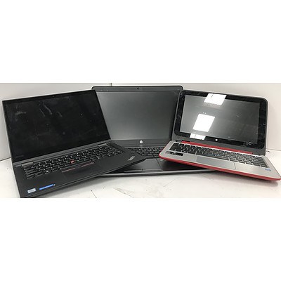 Hp EliteBook 850 Lenovo Yoga 370 & Hp Pavilion x360 Laptops