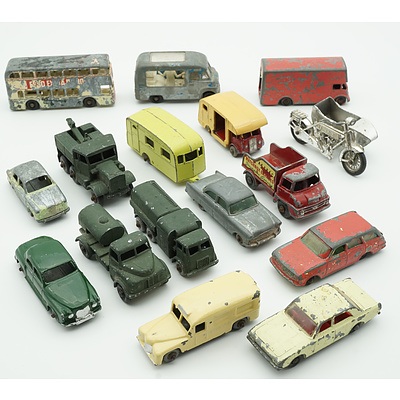 Group of Sixteen English Lesney Model Cars