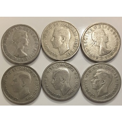 Australian Pre-Decimal Silver Coins