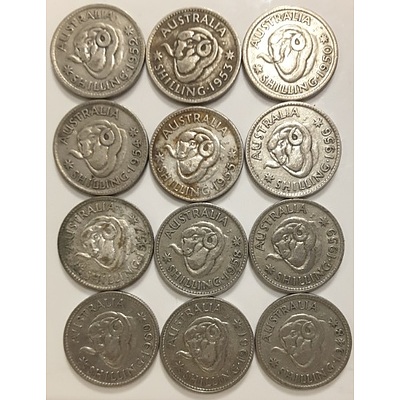 Australian Pre-Decimal Silver Coins