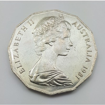 50 Cent Coin 1981 Charles & Diana Royal Wedding