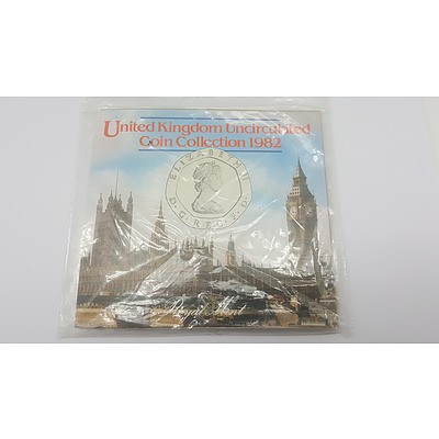 1982 Uncirculated Coin Collection of the United Kingdom