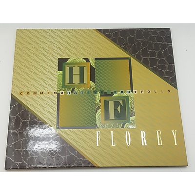 Commemorative Note and Stamp Portfolio - Howard Florey limited edition 1134 of 3500