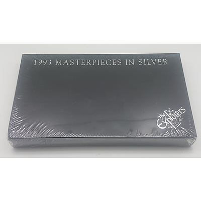 1993 Masterpieces in Silver Coin Collection - The Explorers
