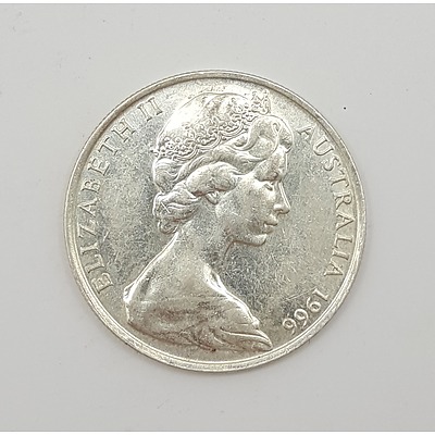 1966 Australian Round Fifty Cent Piece