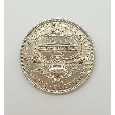 1927 Australian Florin - Parliament House Commemorative