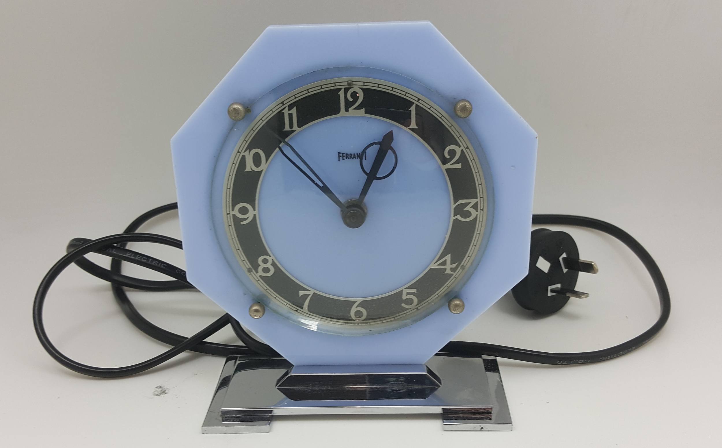 Art Deco Ferranti Electric Bedside Lot 1035465 ALLBIDS