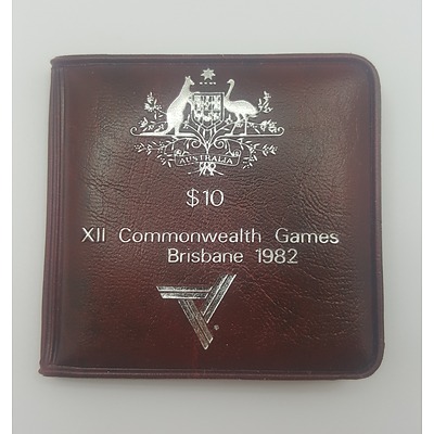 1982 Commonwealth Games Uncirculated $10 Coin in Original RAM Flip