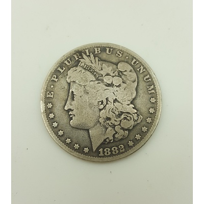 1882 USA Morgan Dollar