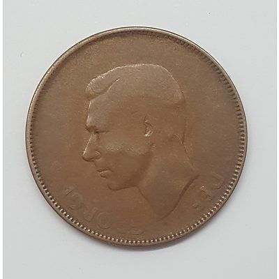 Error Coin - 1950 Australian Penny - Massive Weak Strike