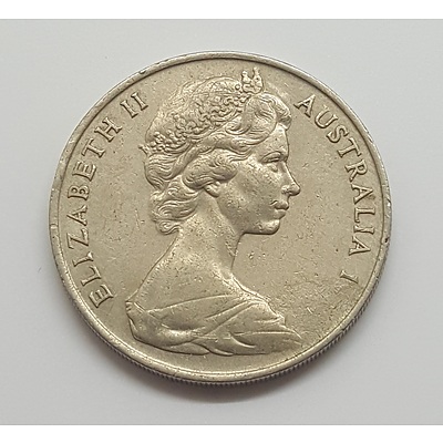 Error Coin - Australian Twenty Cent Piece with Weak Strike Showing only 1??? of Date