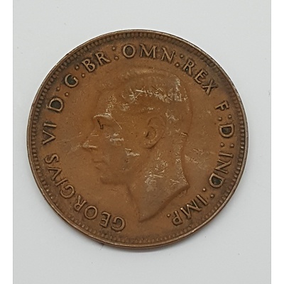 Key Date Scarce 1946 Australian Penny