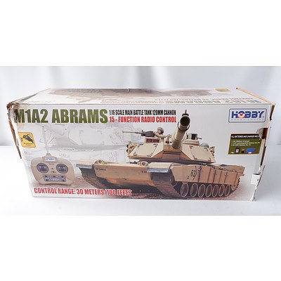Hobby M1A2 Abrams Remote Control Tank