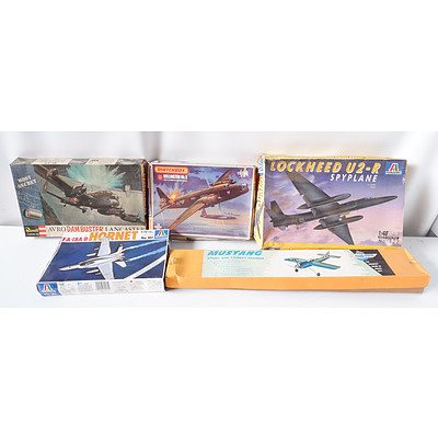 Group of Five Model Planes