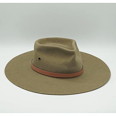 Akubra The Territory Pure Fer Felt Hat, Size 60