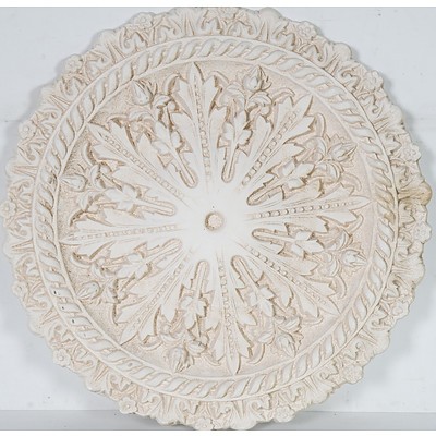Large Ornamental Plaster Ceiling Rose
