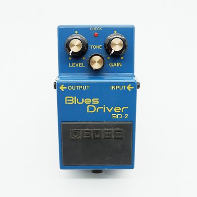 Boss Blues Driver BD-2 and Boss Turbo Distortion DS-2 Guitar Pedals