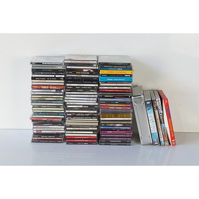 WITHDRAWN BY VENDOR Group of Approximately 50 CD's, Including Jimi Hendrix, Pink Floyd, Midnight Oil and More