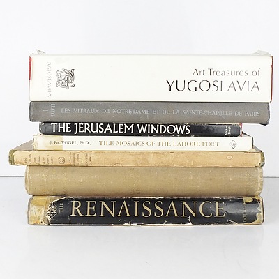 Seven Books, Including Petra, Renaissance, The Treasures of Yugoslavia
