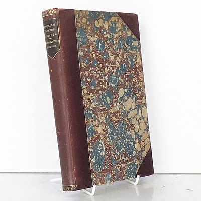 Eugene Oswald, Publications of the English Goethe Society Transactions 1891-92. 1893
