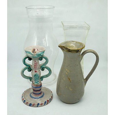 Assorted Ceramics, Glassware and More Including Berridah Pottery, an Australian Commandos Clock and More