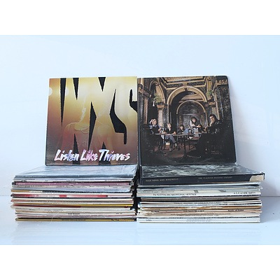 Large Group of Classical and Rock Vinyl Records Including INXS, Deep Purple,Cold Chisel and More