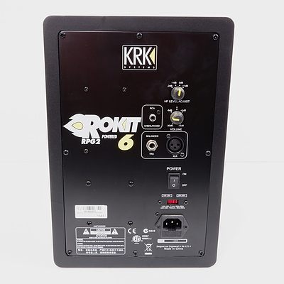Pair of KRK RP6 G2 Active Studio Monitors