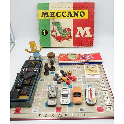 Group of Board Games and Toys, Including Monopoly, Pictionary and More