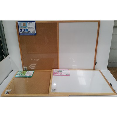 Corkboard and Whiteboards - Lot of 10 - Brand New