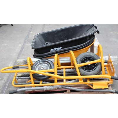 Selection Of Mipro Wheelbarrow and Hand Truck Components - Brand New