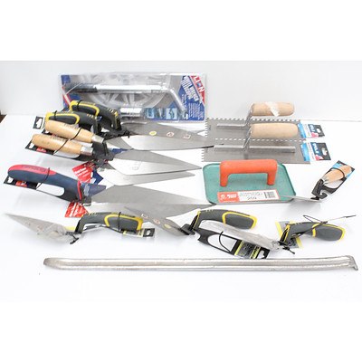 Trowels and Automotive Tools - Lot of 14 - Brand New