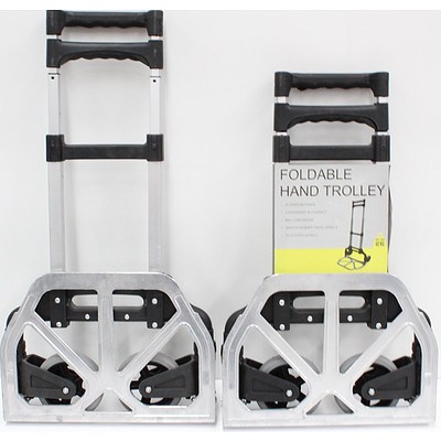 Foldable Hand Trolleys - Lot of Two - Brand New