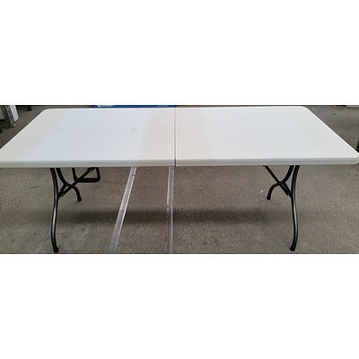 Faulkner 1.8 Meter Folding Trestle Table - Brand New