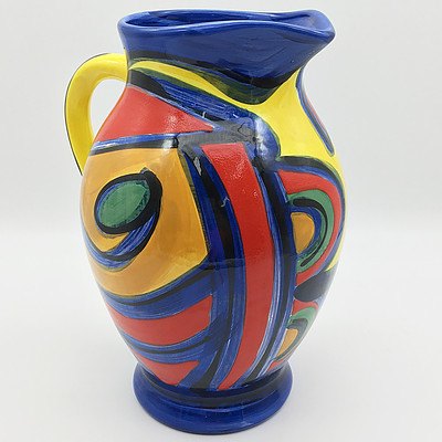 Hand Painted Ceramic Jug