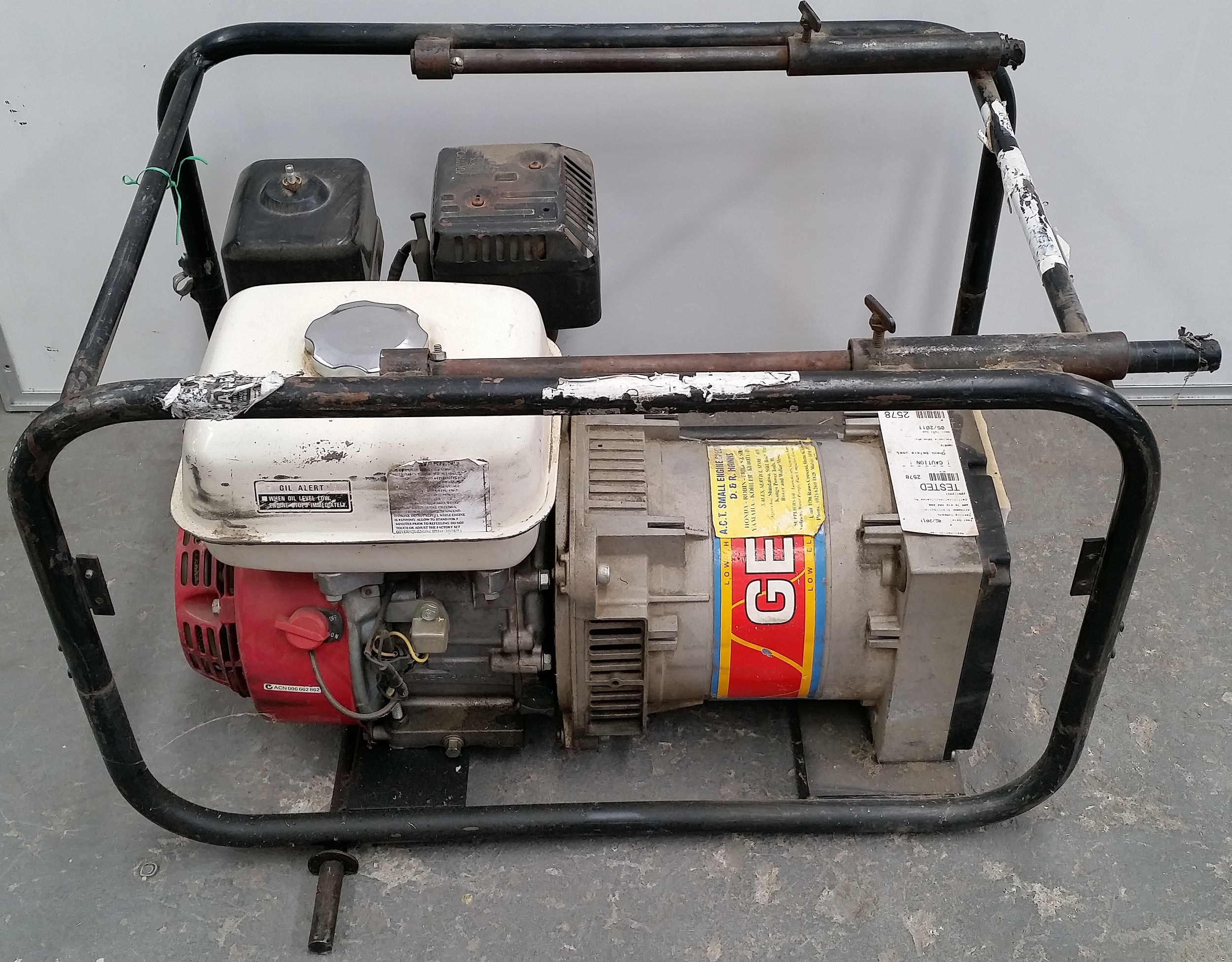 Gentec Petrol Powered Generator Lot 1023098 ALLBIDS