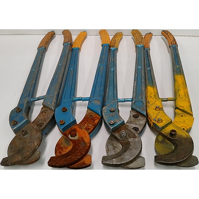 Cabac 50mm Manual Cable Cutters - Lot of Four