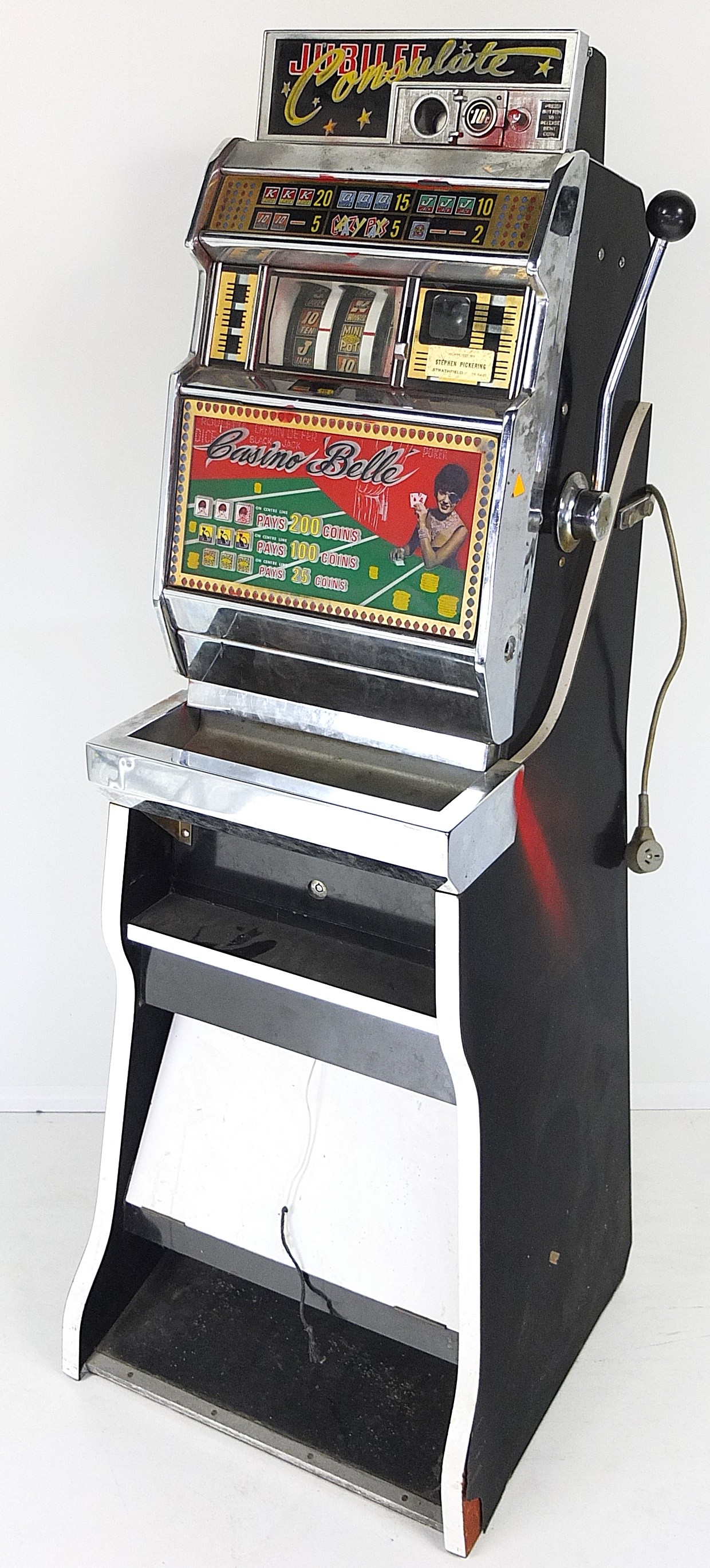 jubilee international poker machine