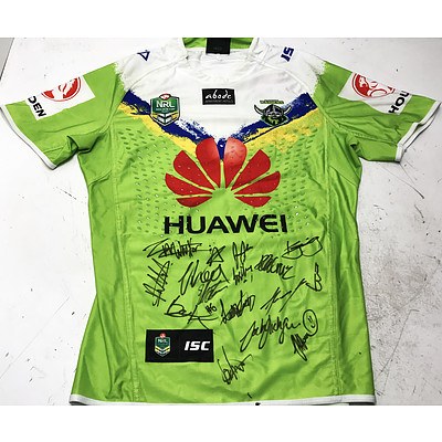 Canberra Raiders 2015/2016 Holden Cup Signed Jersey No. 15