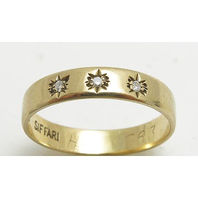 Vintage 9ct Gold Diamond Ring